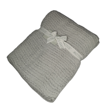 Load image into Gallery viewer, Mothers Choice - Cellular Baby Receiving Blanket - Grey
