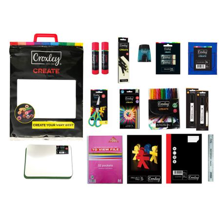 Croxley Create Stationery Bag NO1 Buy Online in Zimbabwe thedailysale.shop