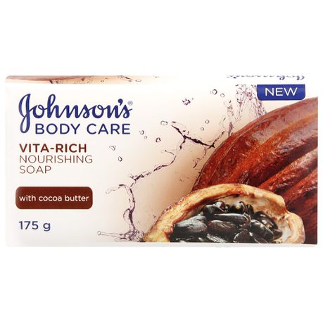 Johnson's Body Soap, Vita-Rich, Nourishing, 175g x 12