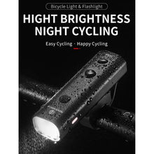 Load image into Gallery viewer, Rockbros Bike Light USB Rechargeable MTB Front Lamp Headlight Aluminium
