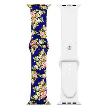 Load image into Gallery viewer, Killerdeals Silicone Strap Apple iWatch 42/44mm M/L - Floral
