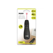 Load image into Gallery viewer, Port Connect Wireless 2.4GHz Red Laser Presenter - Black
