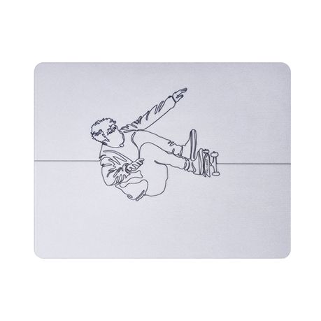 Hey Casey! Skater Line Art Mouse Pad Buy Online in Zimbabwe thedailysale.shop