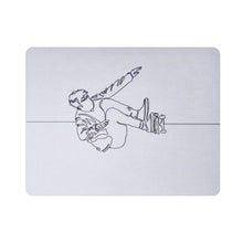 Load image into Gallery viewer, Hey Casey! Skater Line Art Mouse Pad
