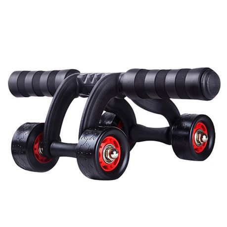 Abdominal exercise four-wheel with Knee Mat and blocking board Buy Online in Zimbabwe thedailysale.shop