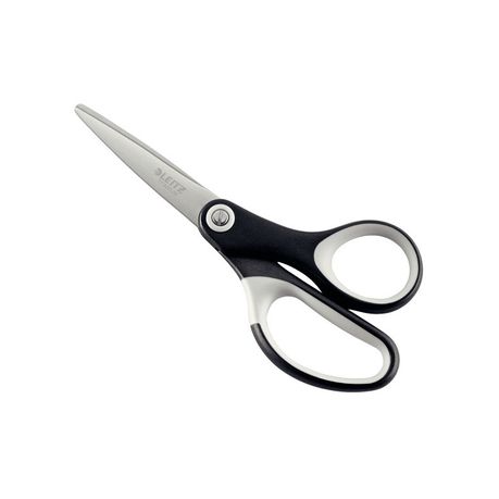 Leitz: Titanium Coated S/Steel Paper/Fabric Scissor 150mm Black Soft Grip Buy Online in Zimbabwe thedailysale.shop