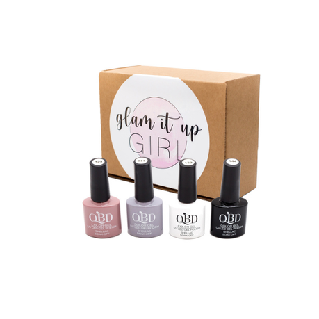 Glam It Up Girl UV/LED Gel Nail Polish - Monochrome Shellac Kit Buy Online in Zimbabwe thedailysale.shop