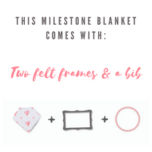 Load image into Gallery viewer, Baby Milestone Blanket Soft Plush Fleece Memory Blanket
