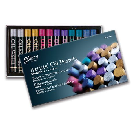 MUNGYO - Artists' Oil Pastels Metallic 12's