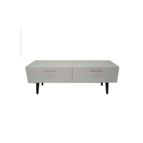 White Minimal and Stylish TV Stand With 2 Doors Buy Online in Zimbabwe thedailysale.shop