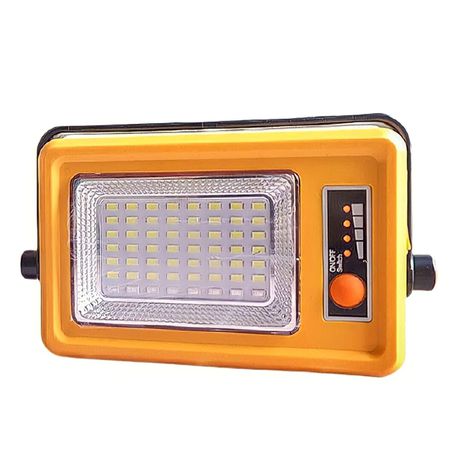 Job Site Lighting Solar Powered COB LED Portable Spot Light Buy Online in Zimbabwe thedailysale.shop