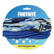 Load image into Gallery viewer, Fortnite - Blue Camo Neck Gaiter 2-Pack
