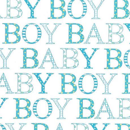 Gift Wrapping Paper 5m Roll - Baby Boy