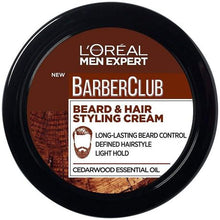 Load image into Gallery viewer, Loreal Men Expert Barber Club Beard &amp; Hair Styling Cream - 75ml
