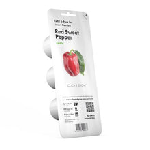 Load image into Gallery viewer, Click and Grow Red Sweet Pepper Refill for Smart Herb Garden - 3 Pack
