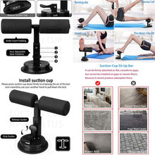 Load image into Gallery viewer, Heartdeco Fitness Abs Roller Wheel, Suction Sit Up Bar &amp; Core Sliders Set
