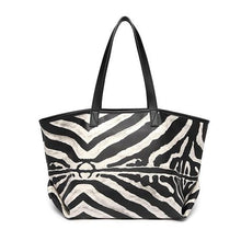 Load image into Gallery viewer, Ladies Zebra Tote Bag - Large
