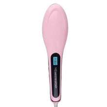 Load image into Gallery viewer, Fast Electric Hair Straightener Brush Comb with LCD Display
