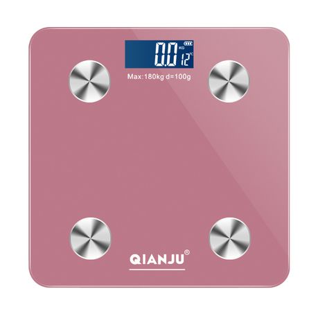 Hubbe Electronic Bluetooth Personal Body Scale - Pink Buy Online in Zimbabwe thedailysale.shop