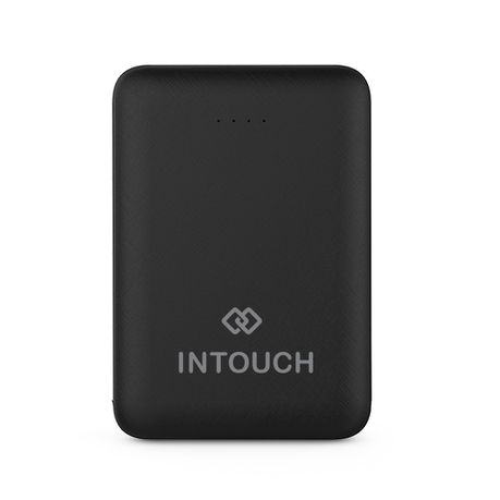 Intouch Black Powerbank 5000 Mah Black Ultra Slim