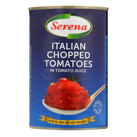 Serena - Chopped Tomatoes 24 x 400g Buy Online in Zimbabwe thedailysale.shop