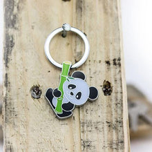 Load image into Gallery viewer, TROIKA Keyring BAMBOO PANDA in Support of The National Geographic Society
