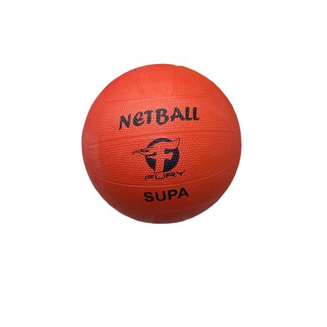 Fury Supa Netball size 5 - Orange