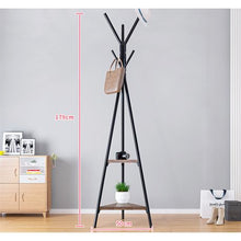 Load image into Gallery viewer, Coat Rack Freestanding Hall Tree Stand
