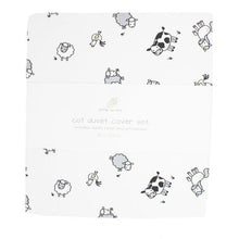 Load image into Gallery viewer, little acorn - Farm Animals Cot Duvet Set
