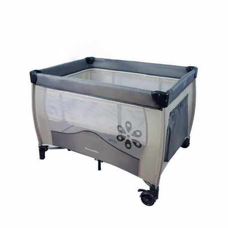 Mamakids Lulu Camp Cot - Grey Buy Online in Zimbabwe thedailysale.shop