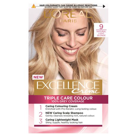 LOreal Excellence Creme 9 Natural Light Blonde Buy Online in Zimbabwe thedailysale.shop