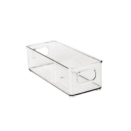 (JD-TX303) Storage Organising Fridge Bin Clear Acrylic Small