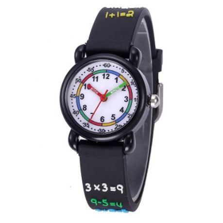 JNEW Fashion Black Waterproof Kids Quartz Watch Buy Online in Zimbabwe thedailysale.shop