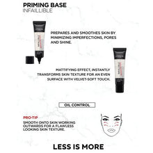 Load image into Gallery viewer, L&#39;Oreal Mattifying Base Primer - Clear 01
