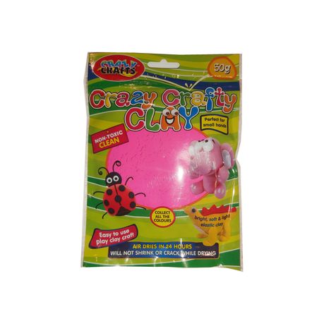 Crazy Crafty Clay 50g - Cerise (Col. 17) Buy Online in Zimbabwe thedailysale.shop