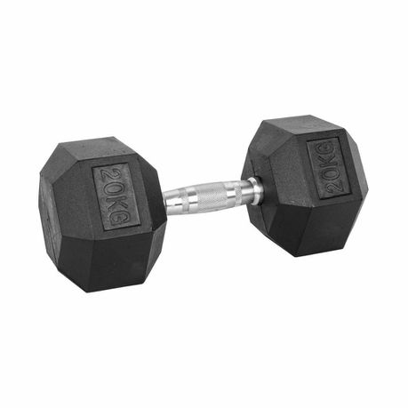 Shen Rubber Hexagonal Dumbbell 20kg Buy Online in Zimbabwe thedailysale.shop