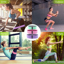 Load image into Gallery viewer, Set of 3 Hip Resistance Exercise Bands Includes Mesh Carry Bag
