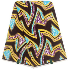 Load image into Gallery viewer, Vlisco Hollandaise Wax - Black lightening Ankara Fabric
