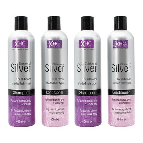 Xpel Shimmer Of Silver Purple Shampoo & Conditioner - 400ml x 2 Pack Buy Online in Zimbabwe thedailysale.shop