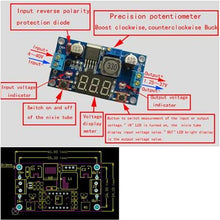 Load image into Gallery viewer, DC-DC Step Down Converter Adjustable 1 -36V 3A Power Supply XL4015
