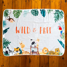 Load image into Gallery viewer, Baby Blanket Wild &amp; Free
