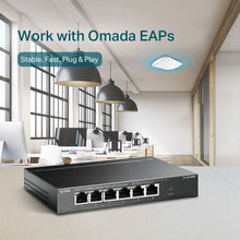 Load image into Gallery viewer, TL-SF1006P 6-Port 10/100Mbps Desktop Switch with 4-Port PoE+
