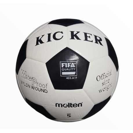 Molten FIFA Quality KICKER Hard Ground Laminated Soccer Ball/Football S5