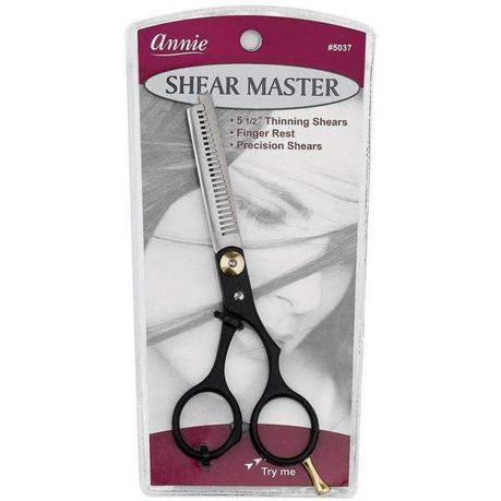 Ann05037 - Annie - Shear Master Thinning Shears 5.5 Black Buy Online in Zimbabwe thedailysale.shop