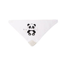 Load image into Gallery viewer, Baby Panda 2 Pack Bandana Teether Bib
