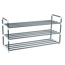 Load image into Gallery viewer, Knight 3 Tier Heavy Duty Metal Shoe Rack Holder Organiser Multi Purpose
