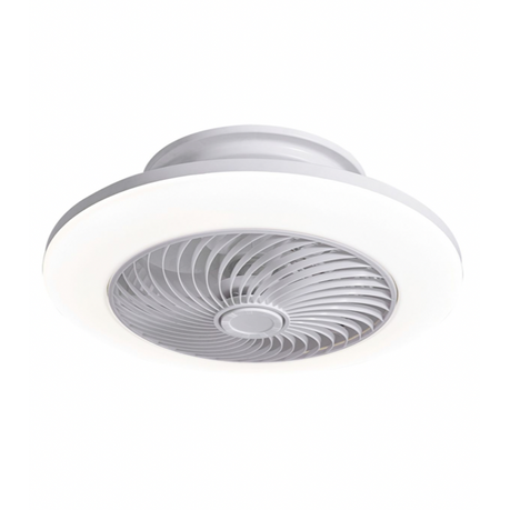 Space Saver LED Ceiling Fan With Remote - White Buy Online in Zimbabwe thedailysale.shop