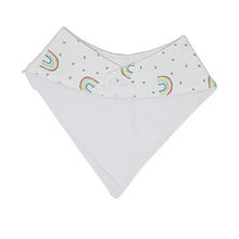 Load image into Gallery viewer, little acorn - Rainbows Waterproof Bandana Dribble Bib
