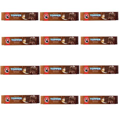 Topper Chocolate Flavoured Cream Biscuits 125g (Pack of 12) Buy Online in Zimbabwe thedailysale.shop