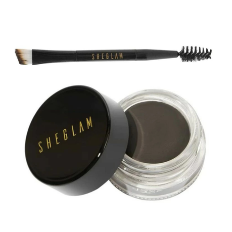 Sheglam Waterproof Tinted Eyebrow Cream with Tapered Brush - Dark Brown Buy Online in Zimbabwe thedailysale.shop